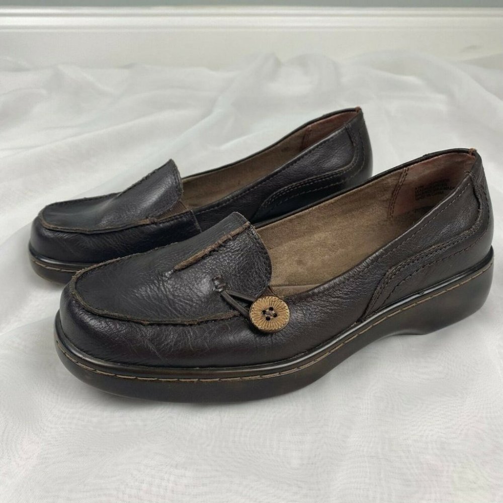 Array Superior Size 8.5 Women's Chunky Leather Flat Loafer Vintage 90s 2000s Y2K